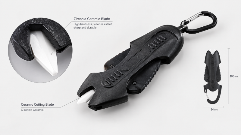 Zirconia ceramic blade used in ceramic fishing scissors Zirconia ceramic blade used in ceramic fishing scissors
